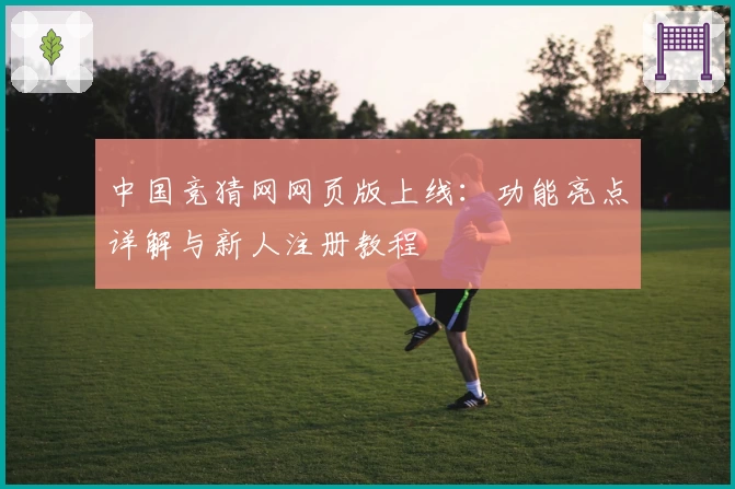中国竞猜网网页版上线：功能亮点详解与新人注册教程