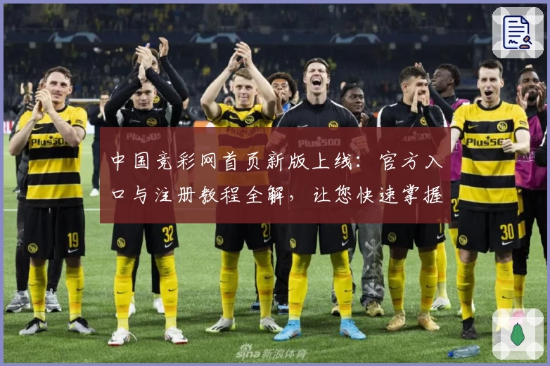 中国竞彩网首页新版上线:官方入口与注册教程全解,让您快速掌握使用技巧